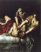 Artemisia  Gentileschi judith beheading holofernes oil painting on canvas